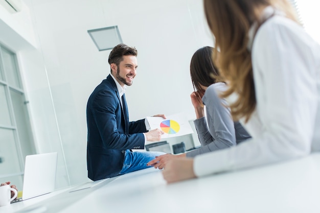 Young people in the office