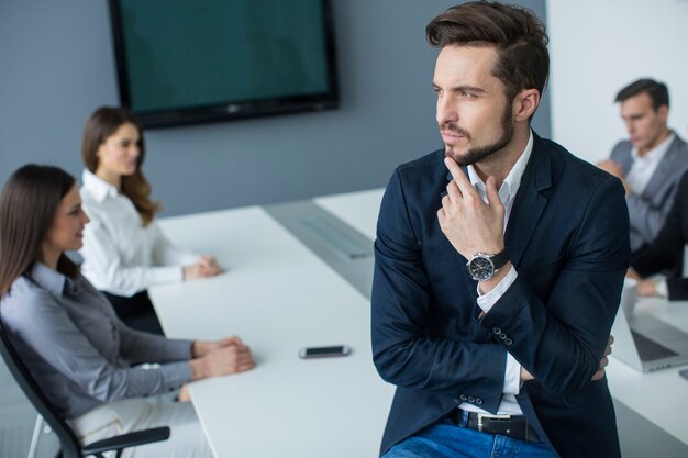 Young people in the office