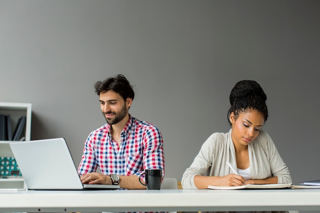 Young people in the office