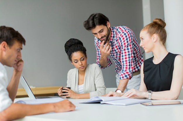 Young people in the office