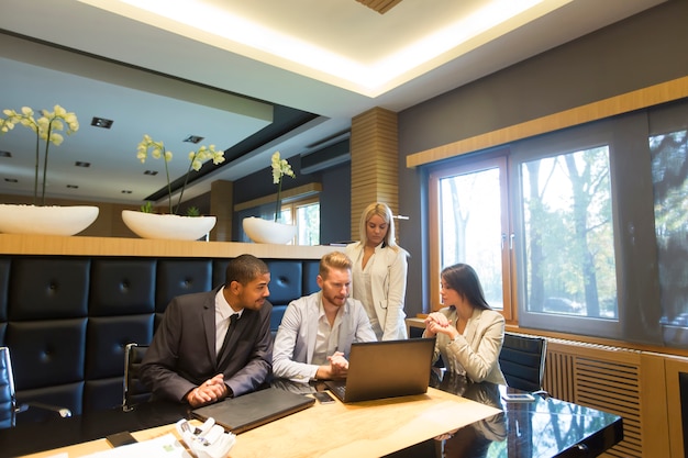 Young people in the office