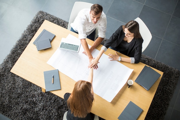 Young people in the office