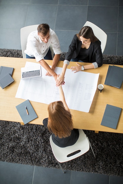 Young people in the office