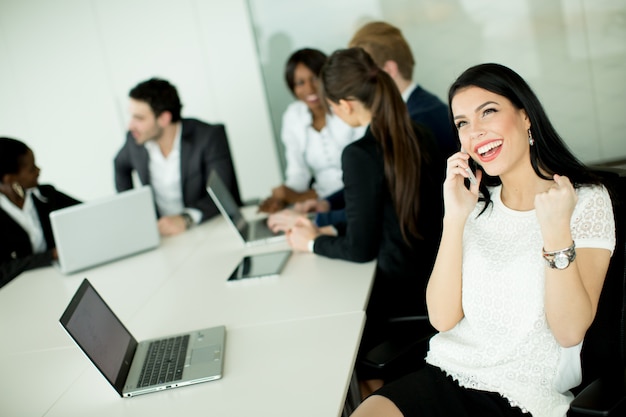 Young people in the office