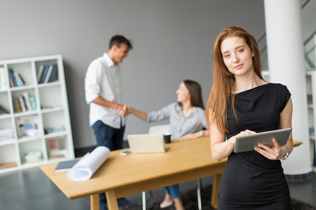 Young people in the office