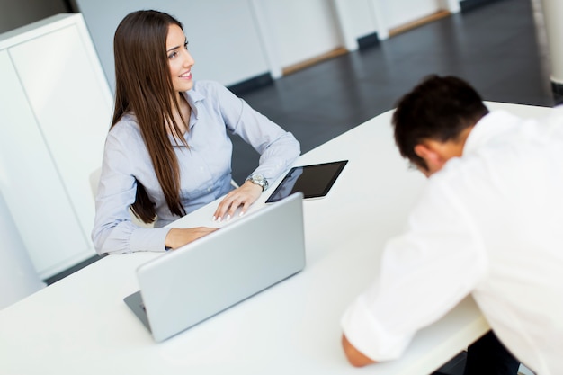 Young people in the office