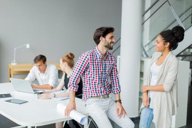 Young people in the office