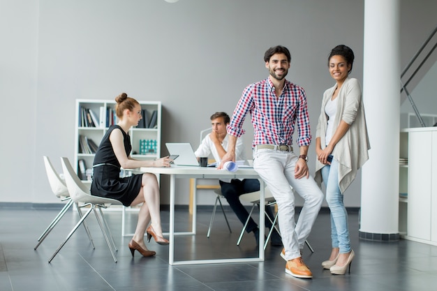 Young people in the office