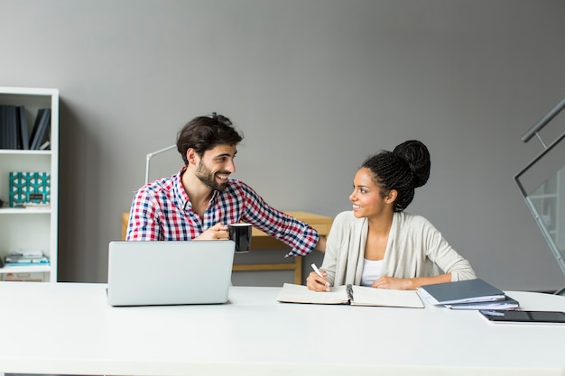 Young people in the office