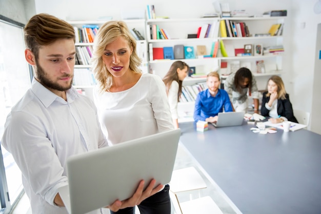 Young people in the office