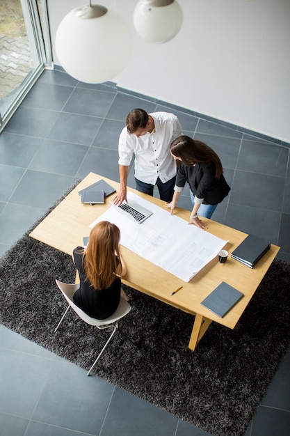 Young people in the office