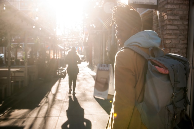 young people using sustainable mobility