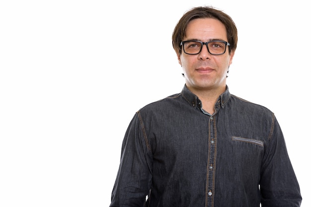 young Persian man wearing eyeglasses