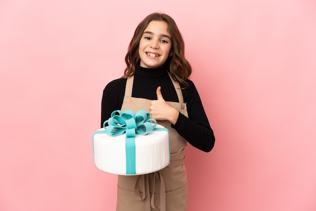 Young person with food over isolated background