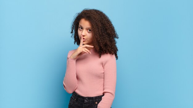 young pretty afro girl