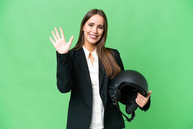 Young pretty brunette woman