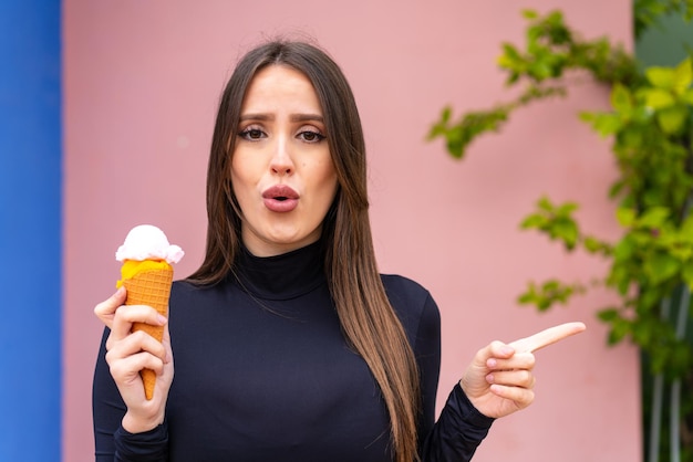 Young pretty brunette woman