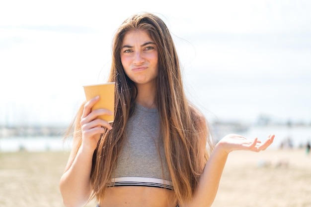 Young pretty caucasian woman