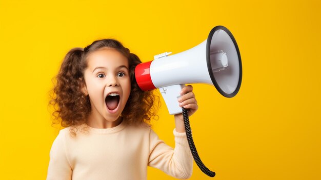 Young pretty woman shouting aggressively with an expression expression