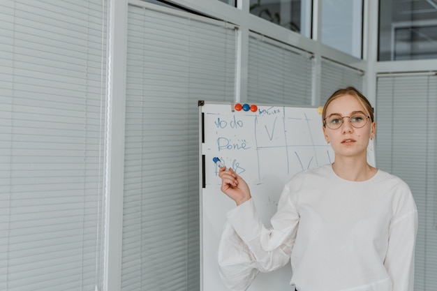 Young professionals starting new job beginning career portrait of young confident business woman