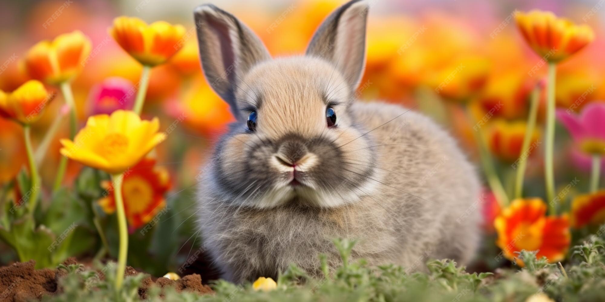 Premium AI Image | Young rabbit illustration created with Generative AI