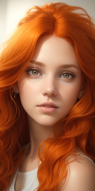 young redhead with light eyes