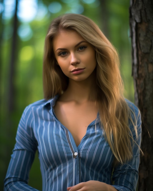 Young Russian Blonde Girl