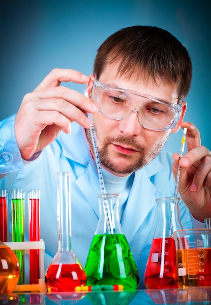 young scientist in the lab