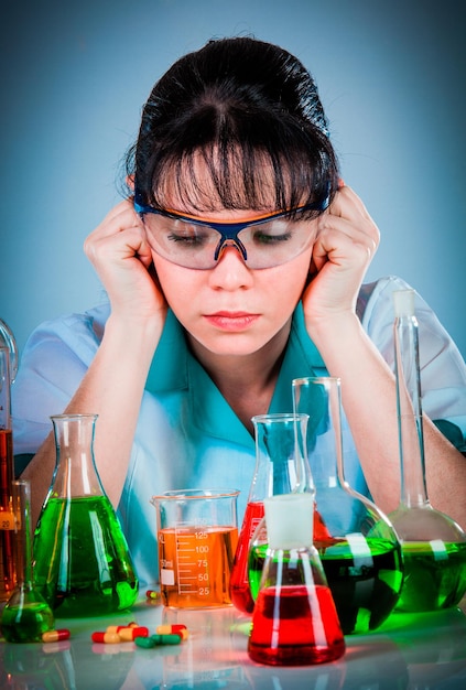 young scientist in the lab