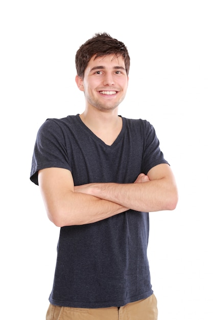 Young smiling male portrait