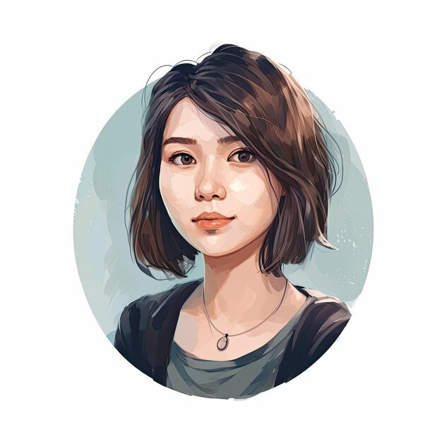 Young student avatar Generative AI