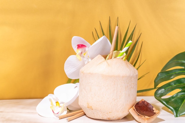 Young Thai coconut cocktail