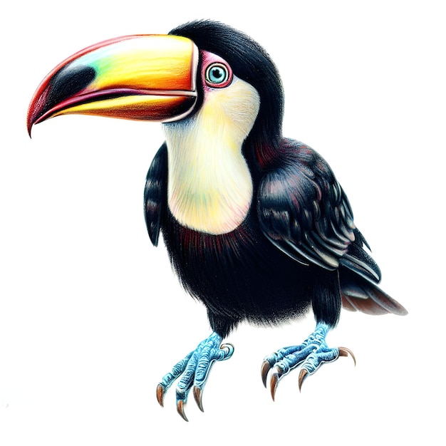 Young toucan bird