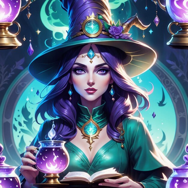 A young witch's magical world and her magic shop