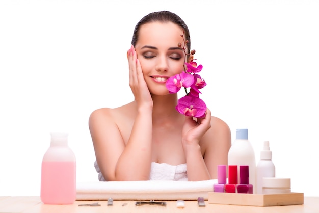 Young woman in beauty treatment