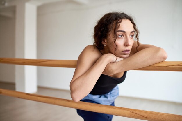 Young Woman at Dance Bar