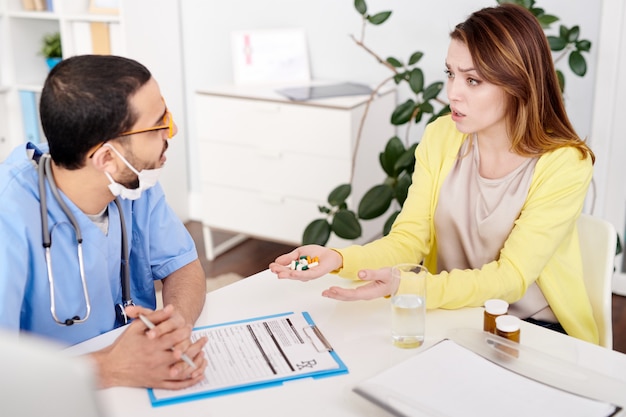 Young Woman in doctor's office