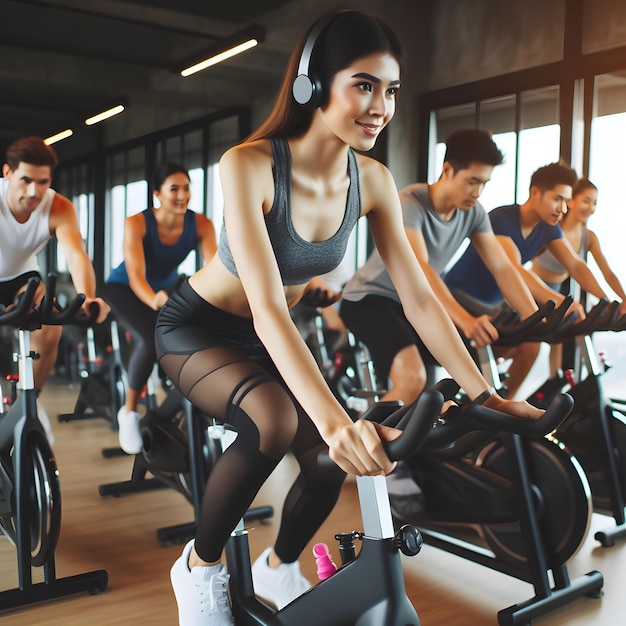 Photo young woman exercising fitness lifestyle and healthy living concept microstock image