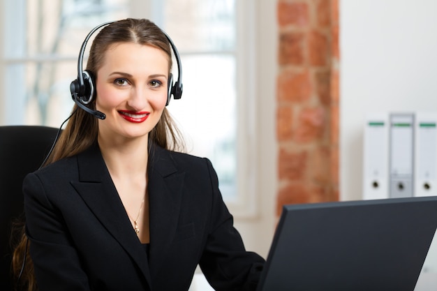 Young Woman from the customer service