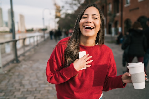 Young woman happy and excited.