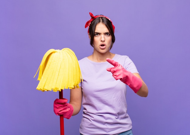 young woman housekeeper