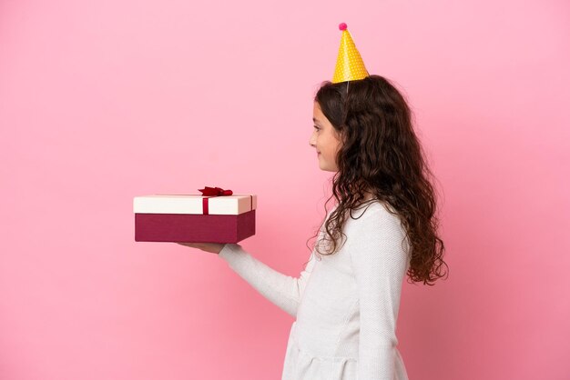 Young Woman over isolated background