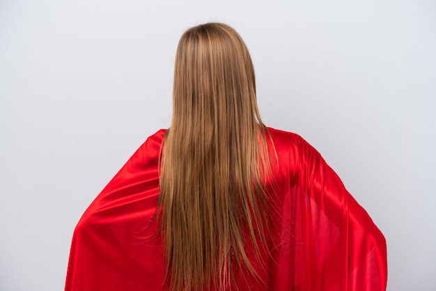 Young Woman over isolated background