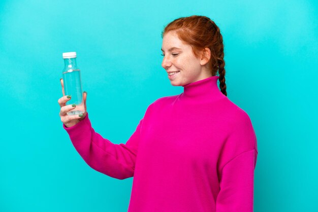 Young Woman over isolated background