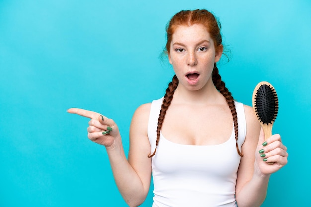 Young Woman over isolated background