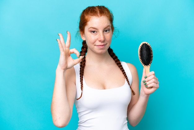 Young Woman over isolated background