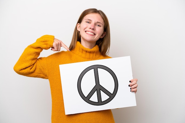 Young woman over isolated background