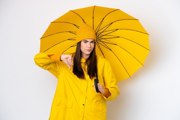 Young woman over  isolated background