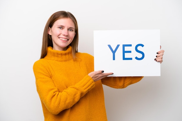 Young woman over isolated background