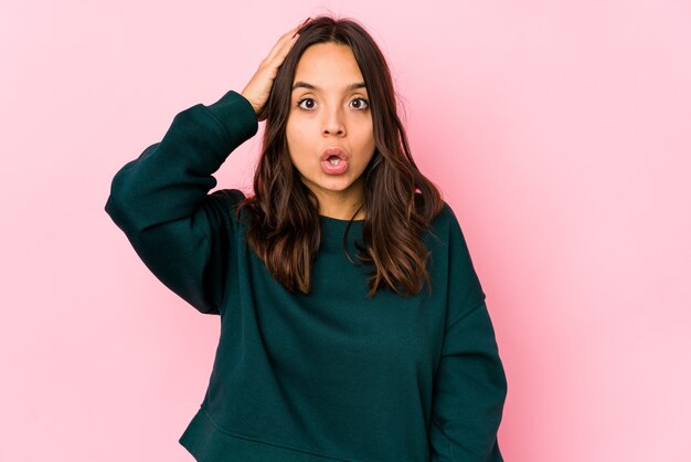 Young woman looking shocked